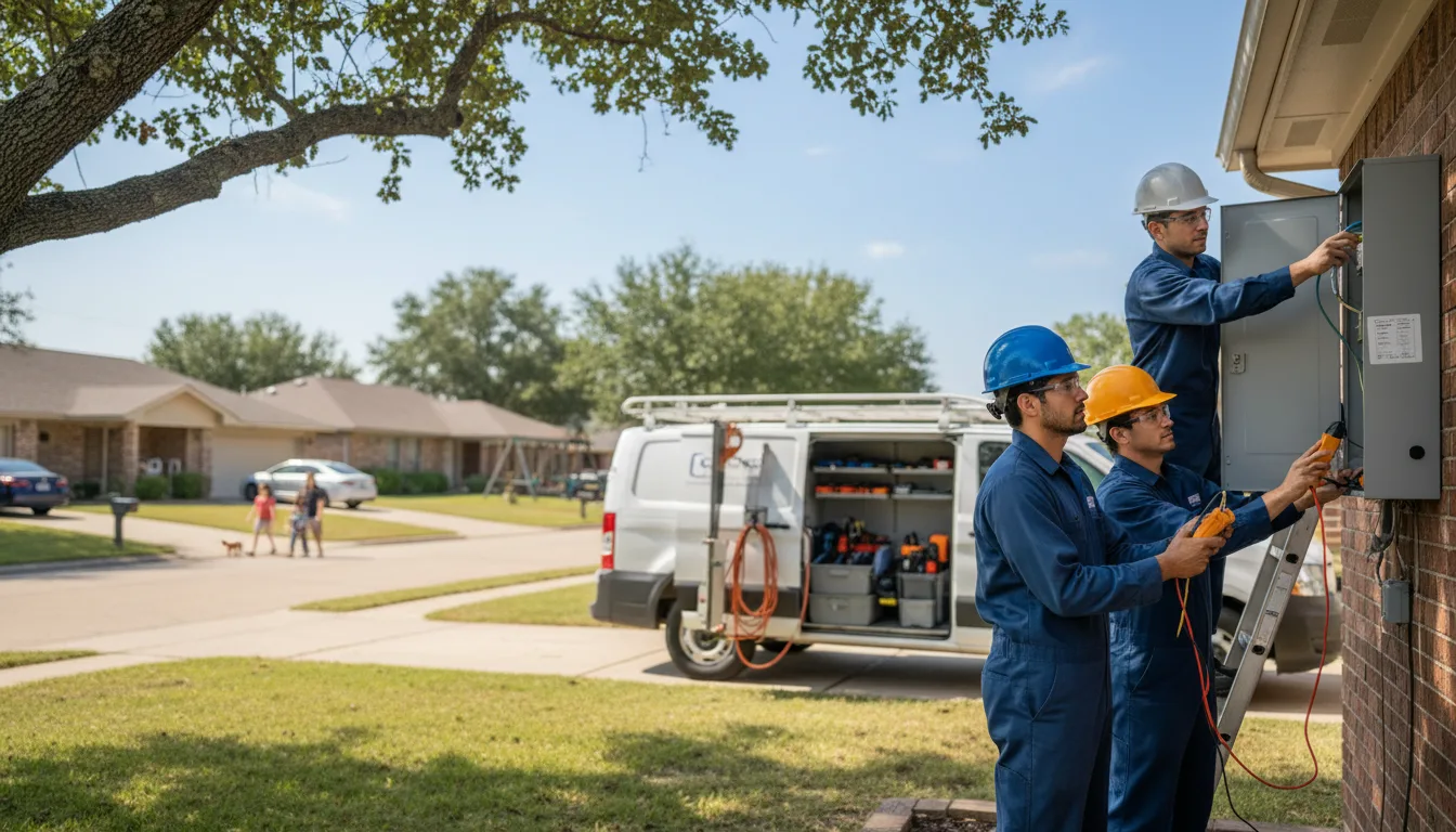 Certified electrician providing emergency electrical services in Mayking, KY